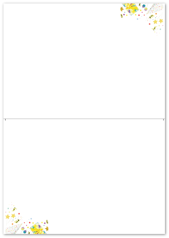 Printable PDF Congratulations Card – Blank, 5x7 Landscape Card