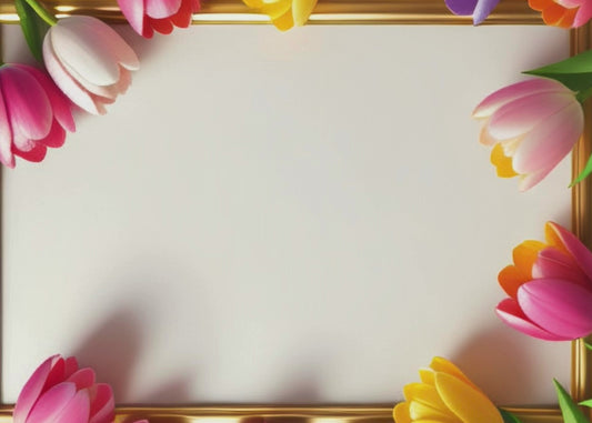Happy Easter Tulips Ecard